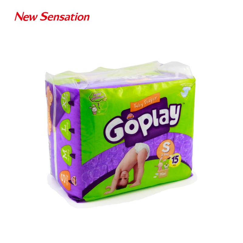 Goplay Baby Diaper S15+M12+L10+XL8