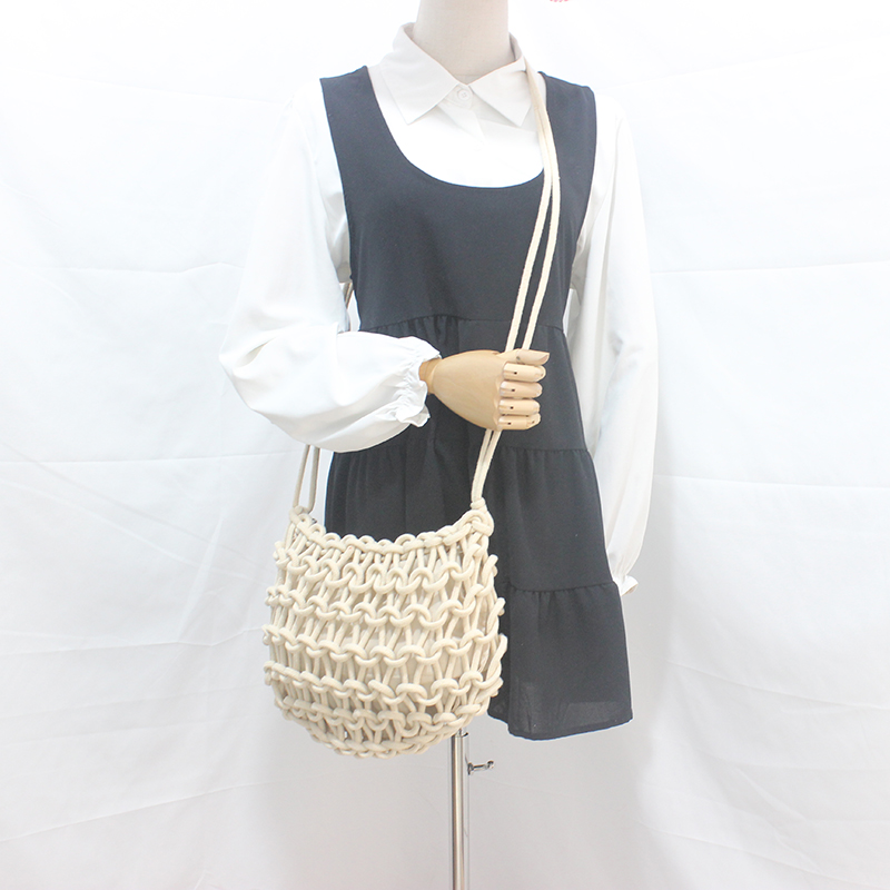 handmade cotton rope crossbody bags