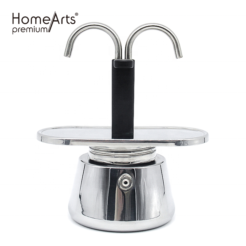 Stovetop Mini 2-Cup Moka Pot Italian Style Espresso Coffee Maker