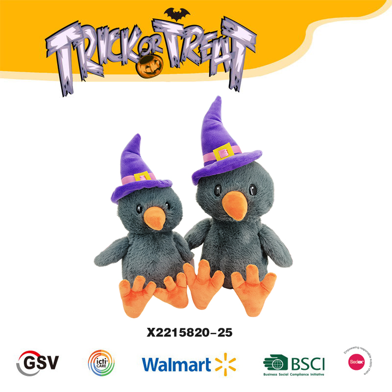 Halloween animals Bird GTST PLUSH TOY（X2215820-25）