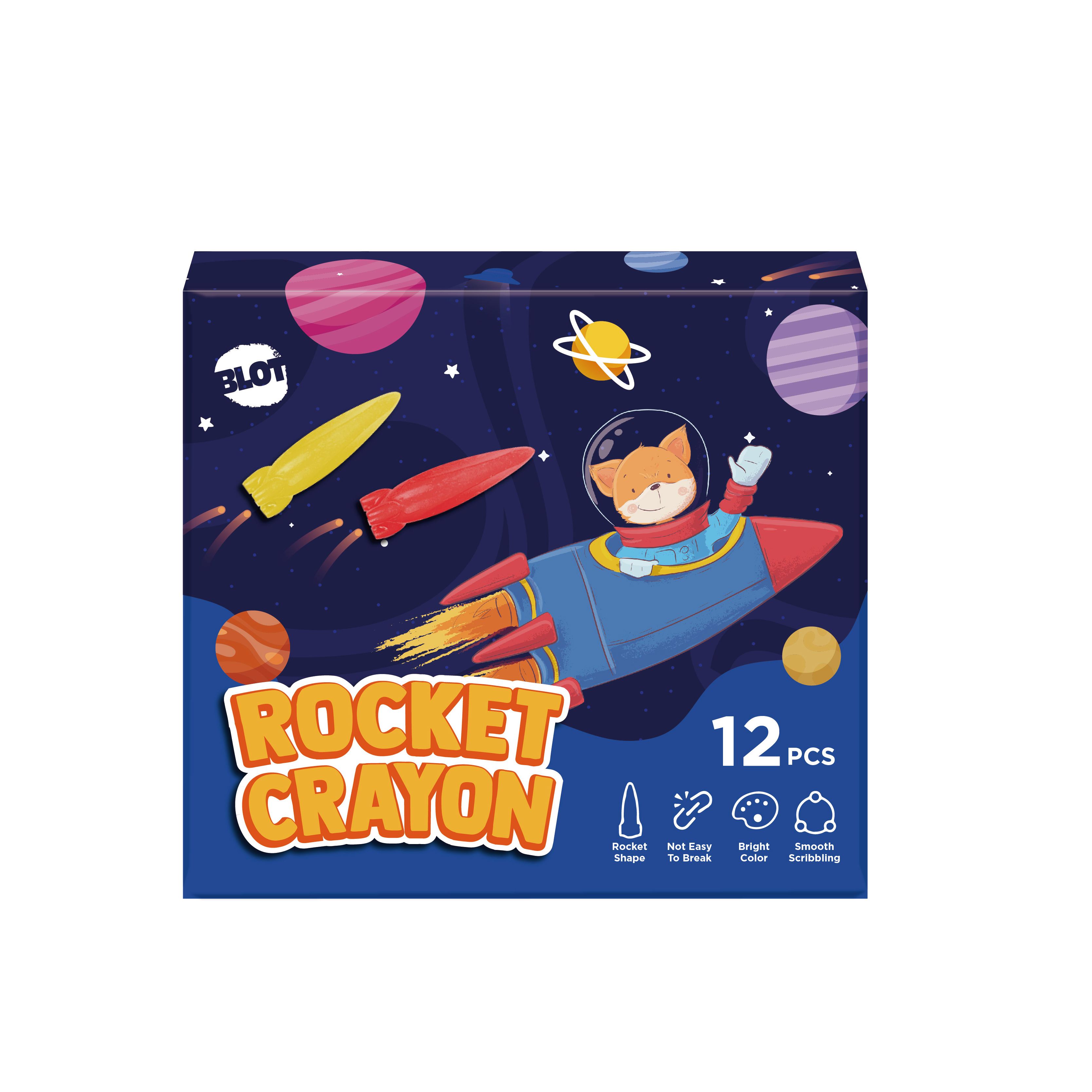 Rocket crayon