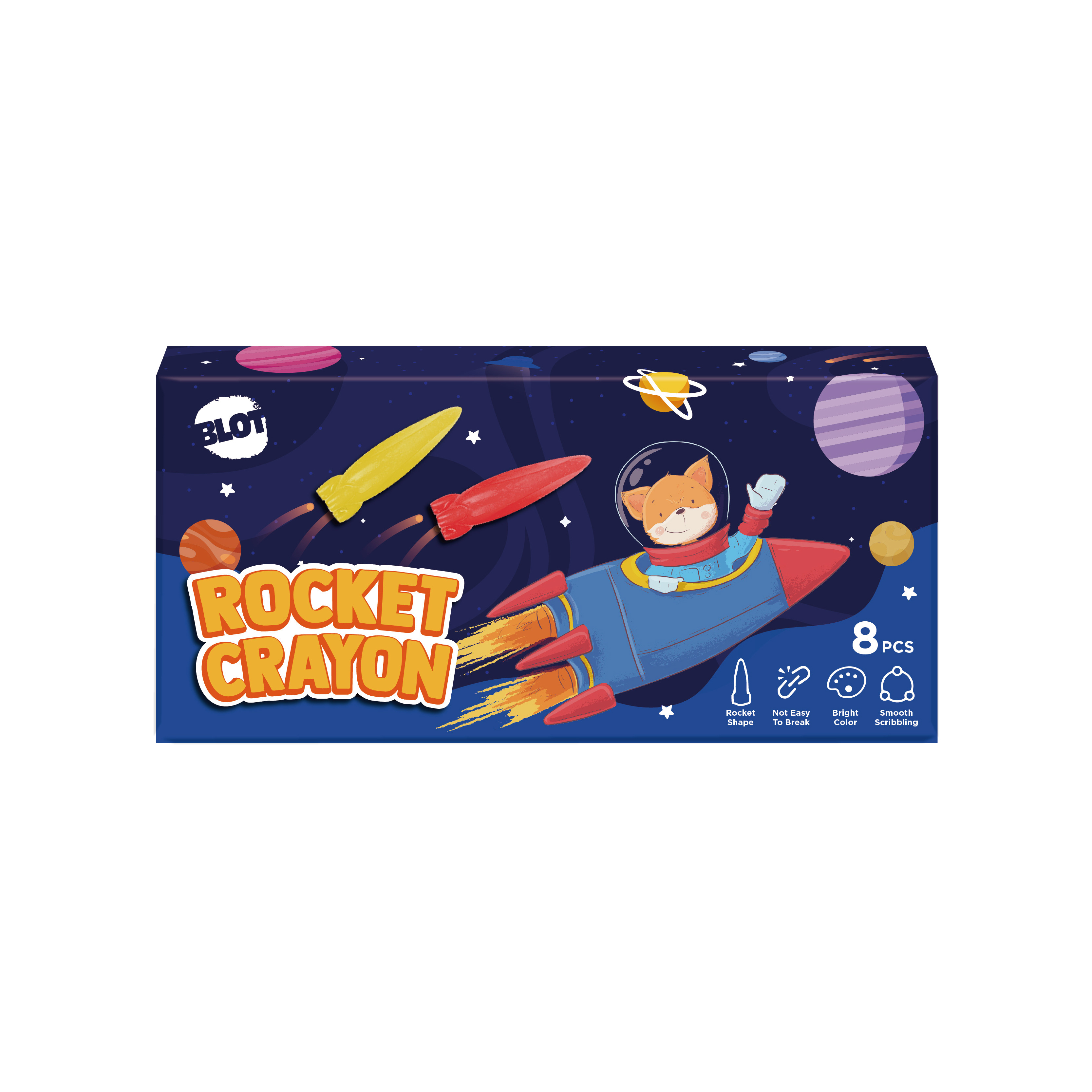 Rocket crayon