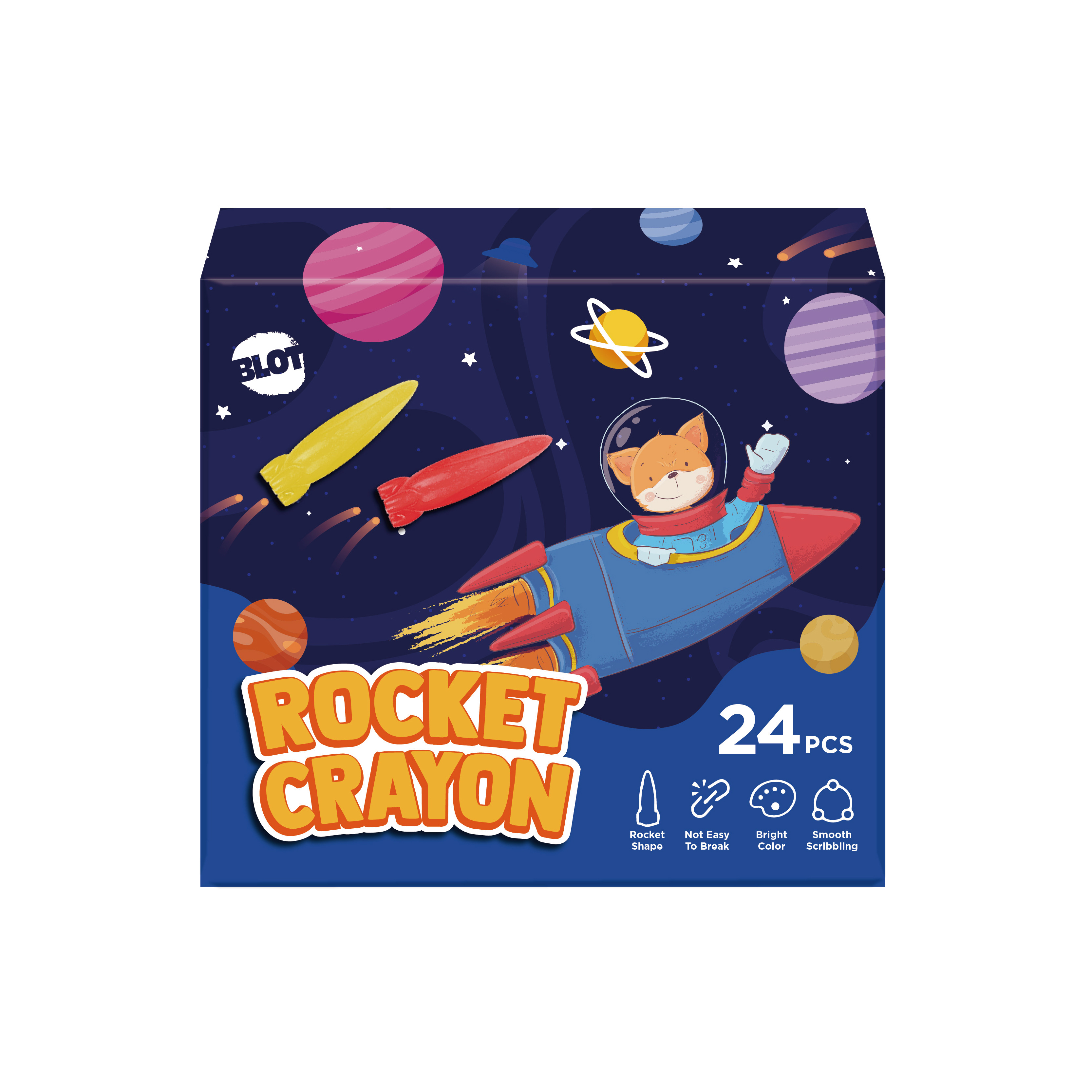 Rocket crayon