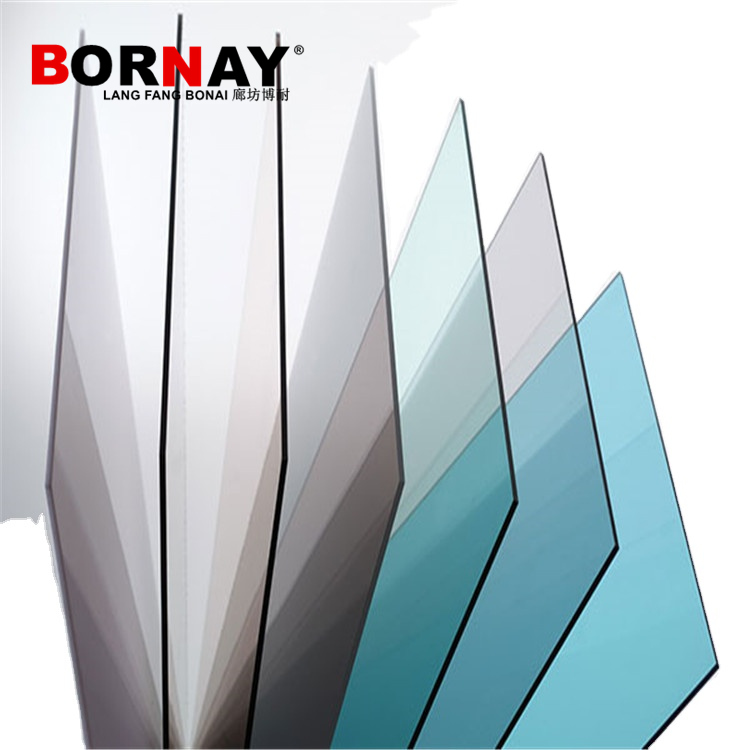 Langfang bonai Transparent Corrugated Plastic Roofing Panels Anti-UV PC Polycarbonate Sheets
