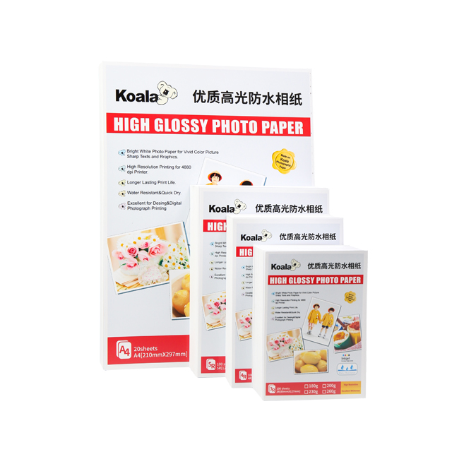 180gsm Inkjet High Glossy Photo Paper