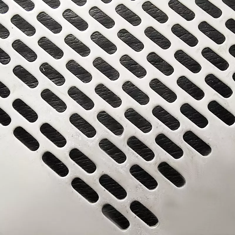 Long round hole metal punching mesh