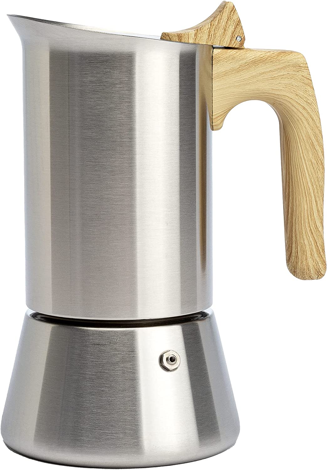 Household Stainless Steel Espresso Maker Machine Stovetop Coffee Maker Moka Pot 6-Cup