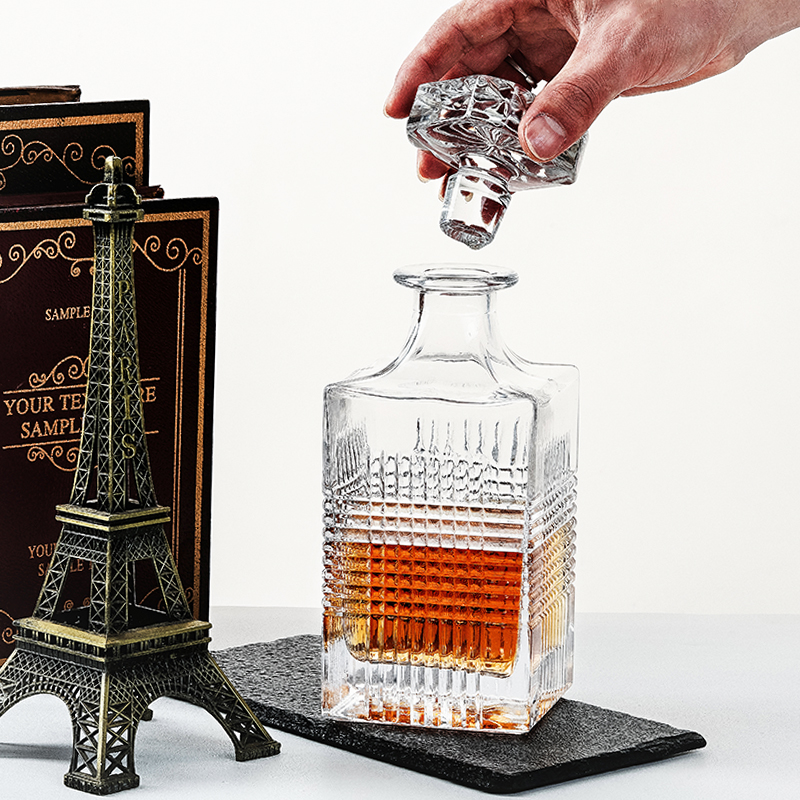 Whisky Decanter 750ml Whiskey Decanter Crystal Glass Wholesale Custom