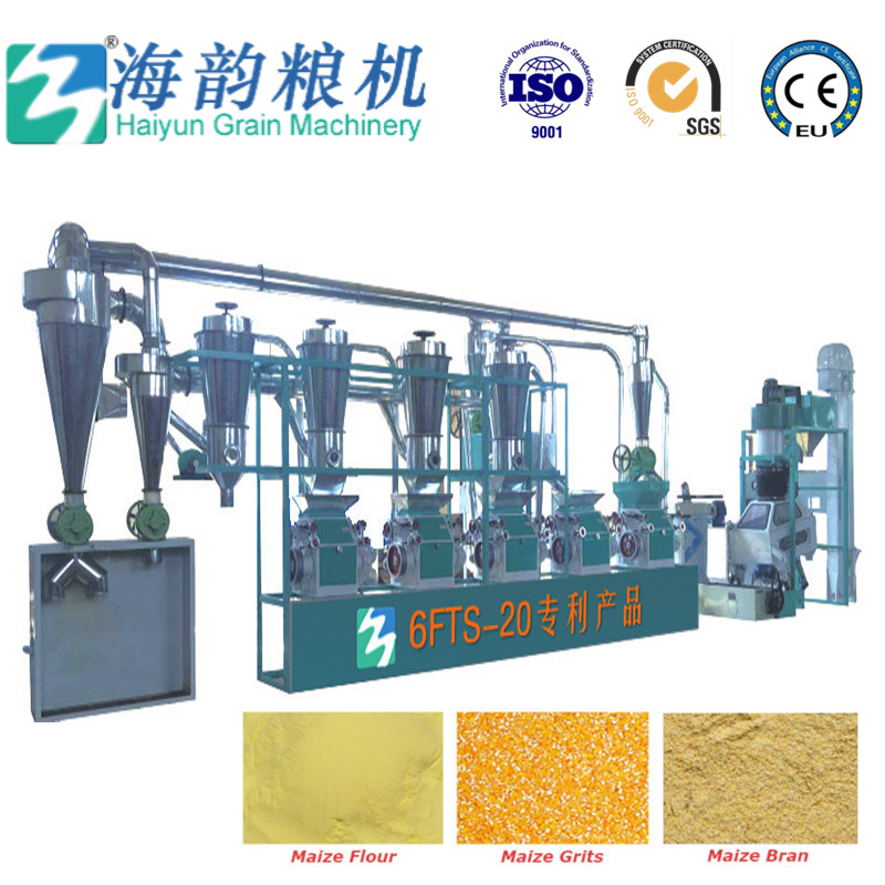 Haiyun 15- 20TPD corn flour mill machine plant maize flour mill machine corn milling machine