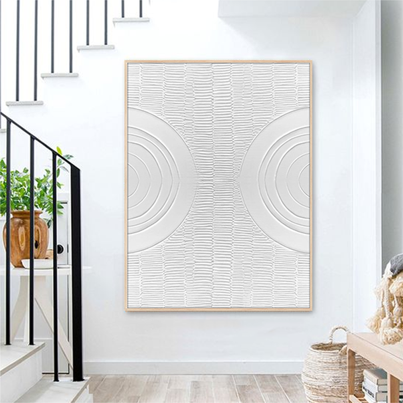 2025 New Textured Handpainting Home Decor Wall art Painting Heavy Handpainted Framed Canvas