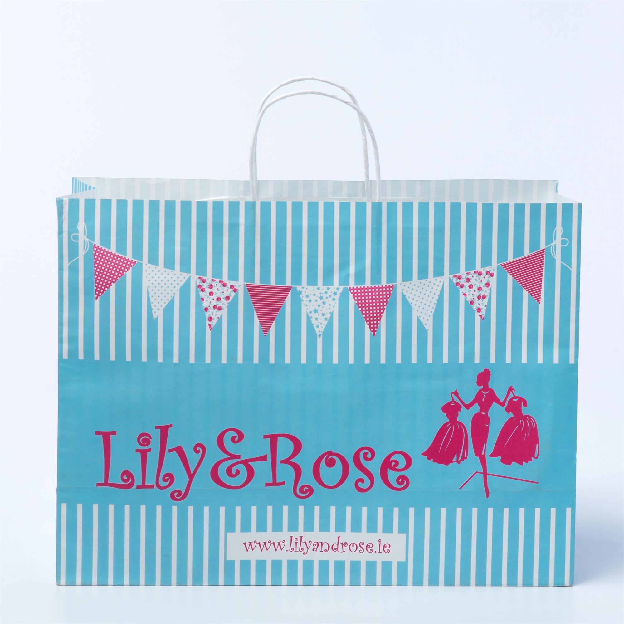 Hot sale holiday gift paper hand bag
