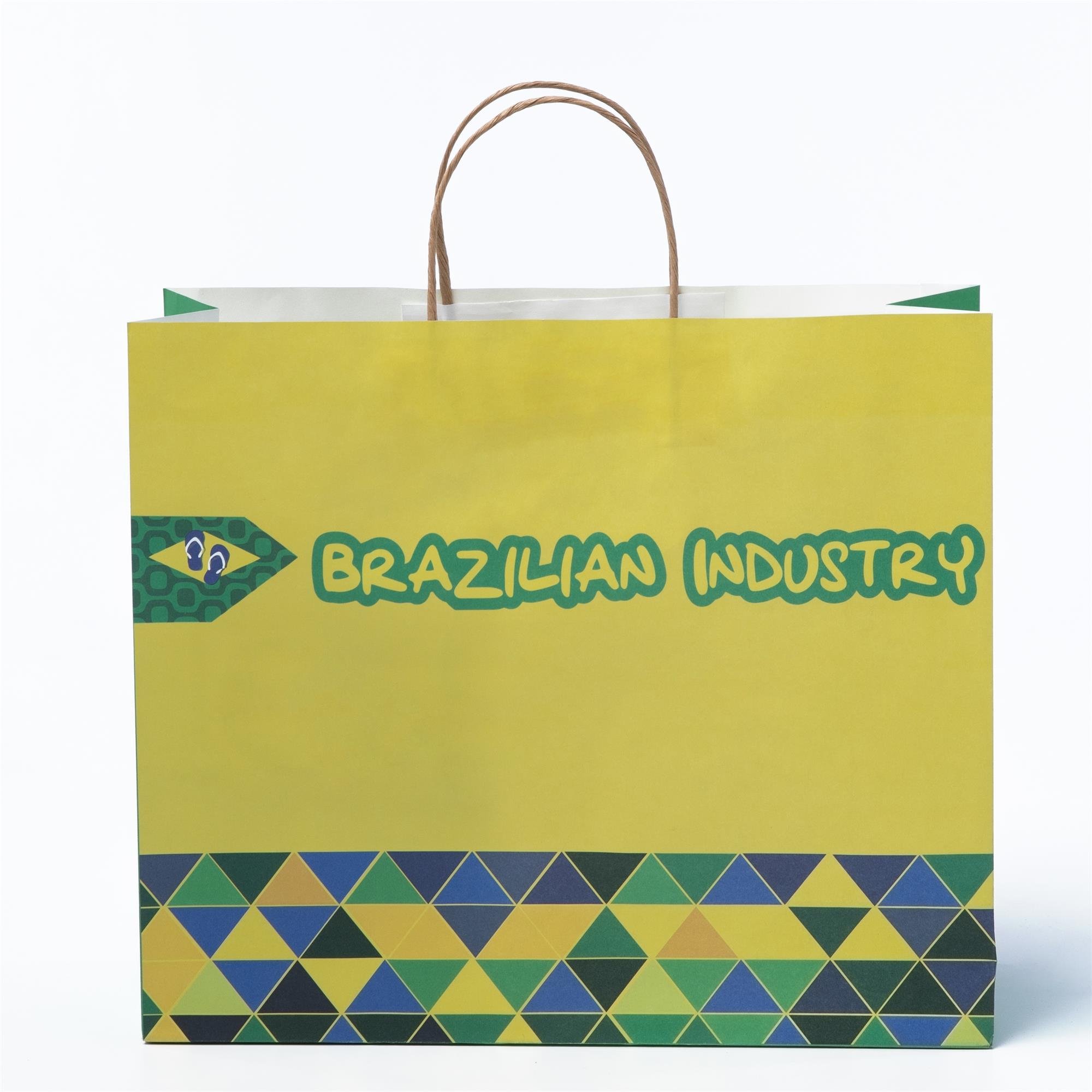 Customized paper bag for eyeglasses store