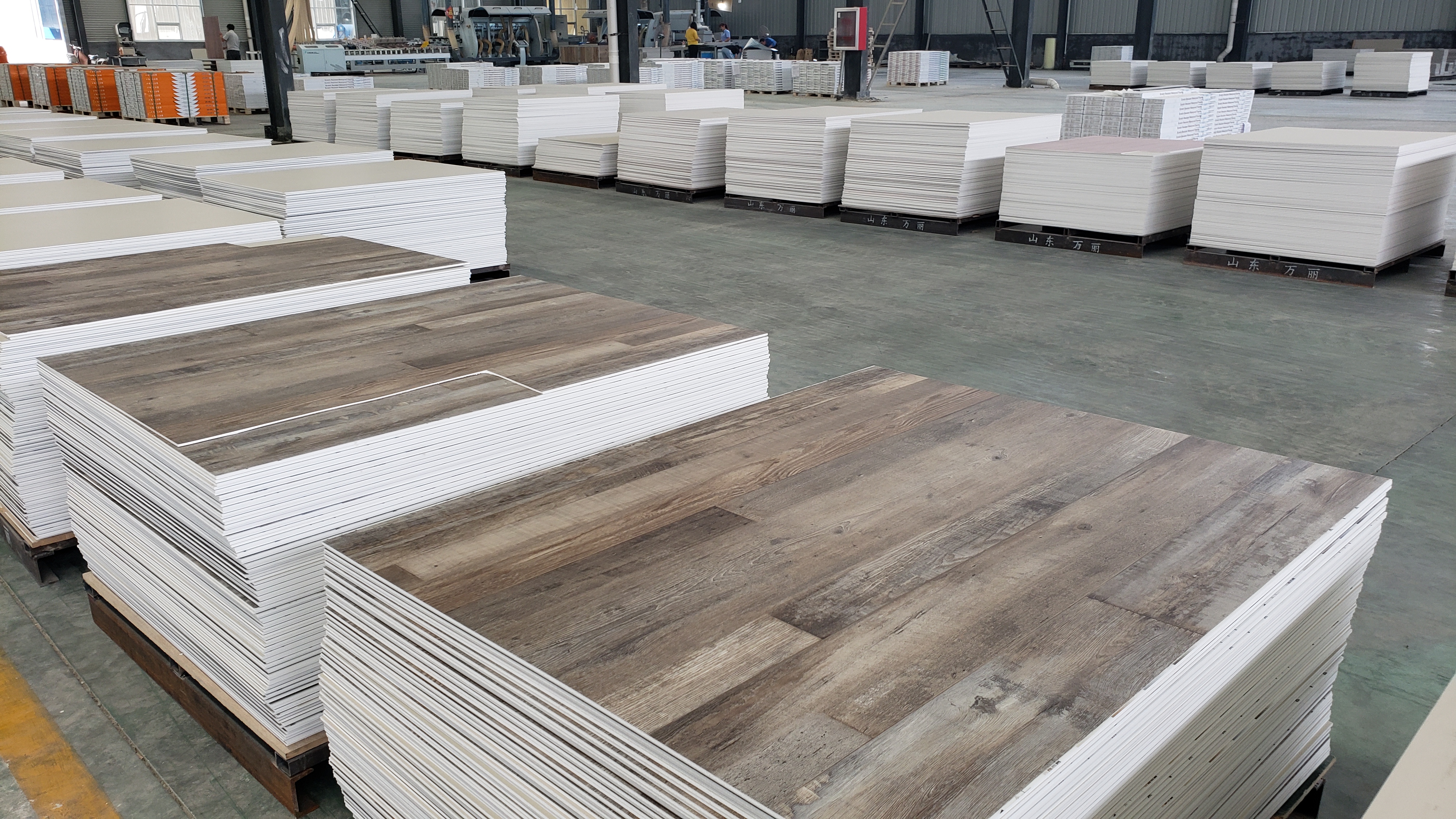 Vinyl Floor Piso SPC click flooring vinyl