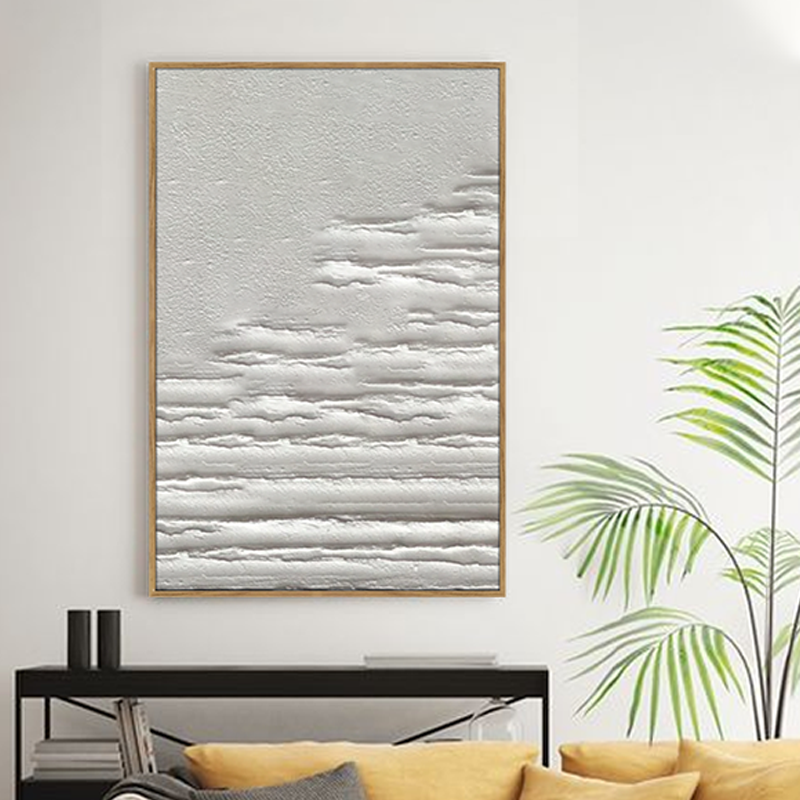 2024 New Textured Handpainting Home Decor Wall art Painting Heavy Handpainted Framed Canvas