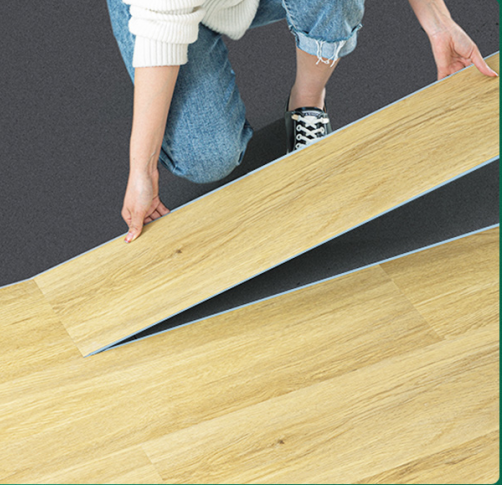 Floor Interlock Click 4mm Vinyl SPC Click Flooring Indoor Tiles
