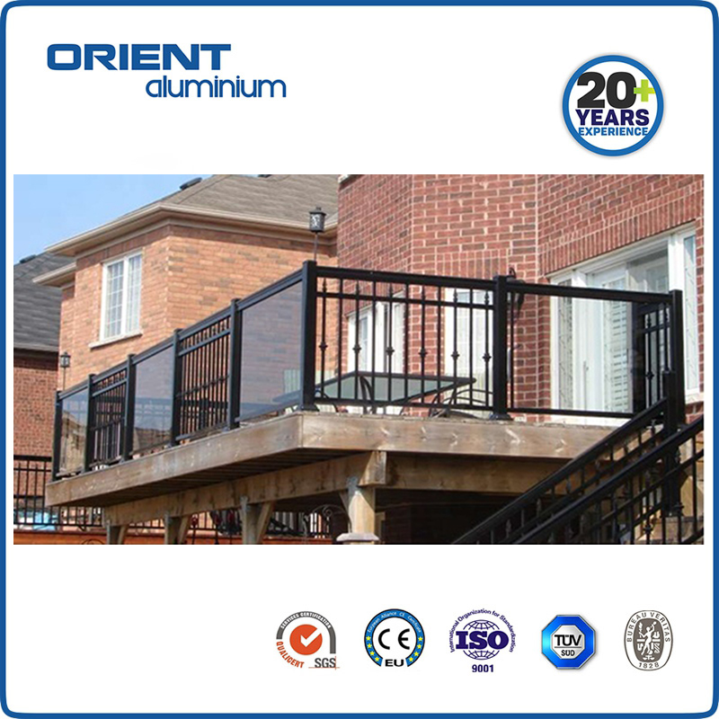 ORIENT ALUMINIUM New Design Glass Railing Balustrade Aluminum