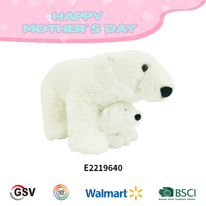 MOTHER DAY ANIMALS Polar bear GTST PLUSH TOY（E2219640）