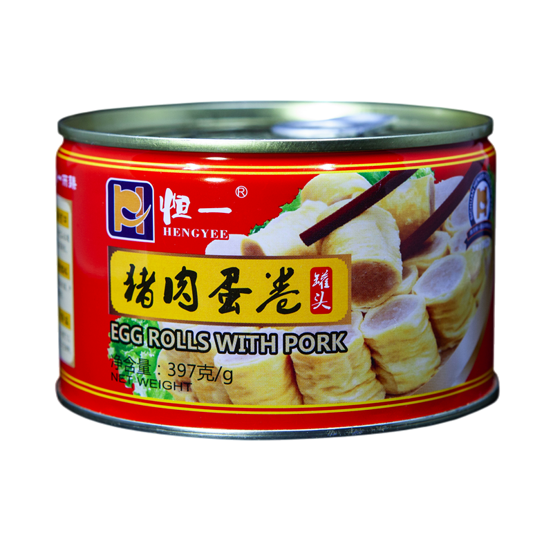 Canned Egg Rolls With Pork