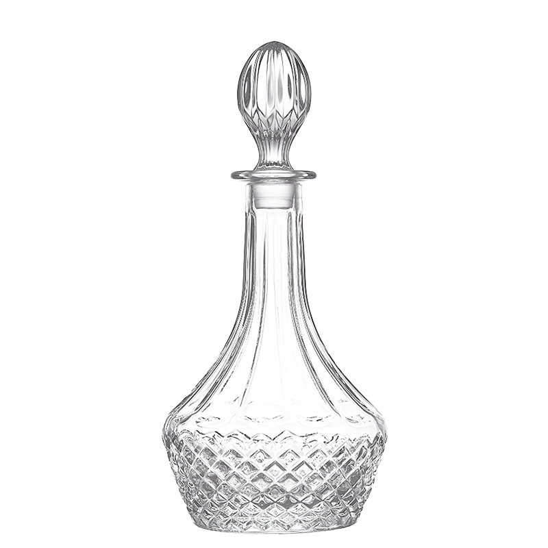 Whisky Decanter Round Whiskey Decanter Crystal Glass Wholesale Custom