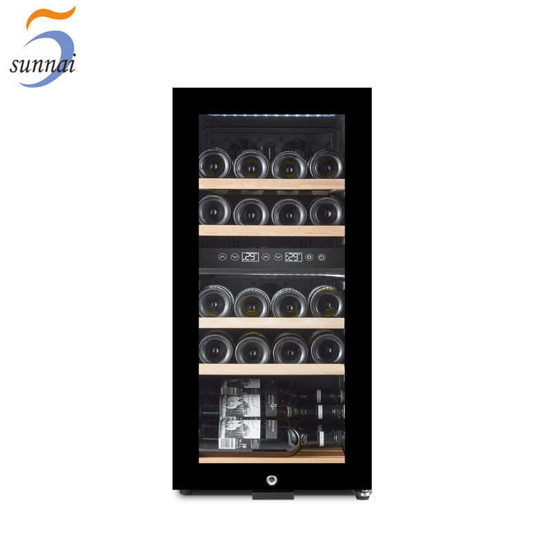 SUNNAI SW-24E compressor wine cooler fridge 60L 24 bottles