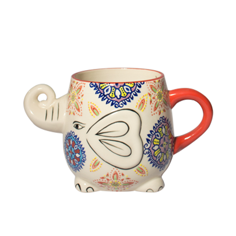 14oz animal ceramic mug