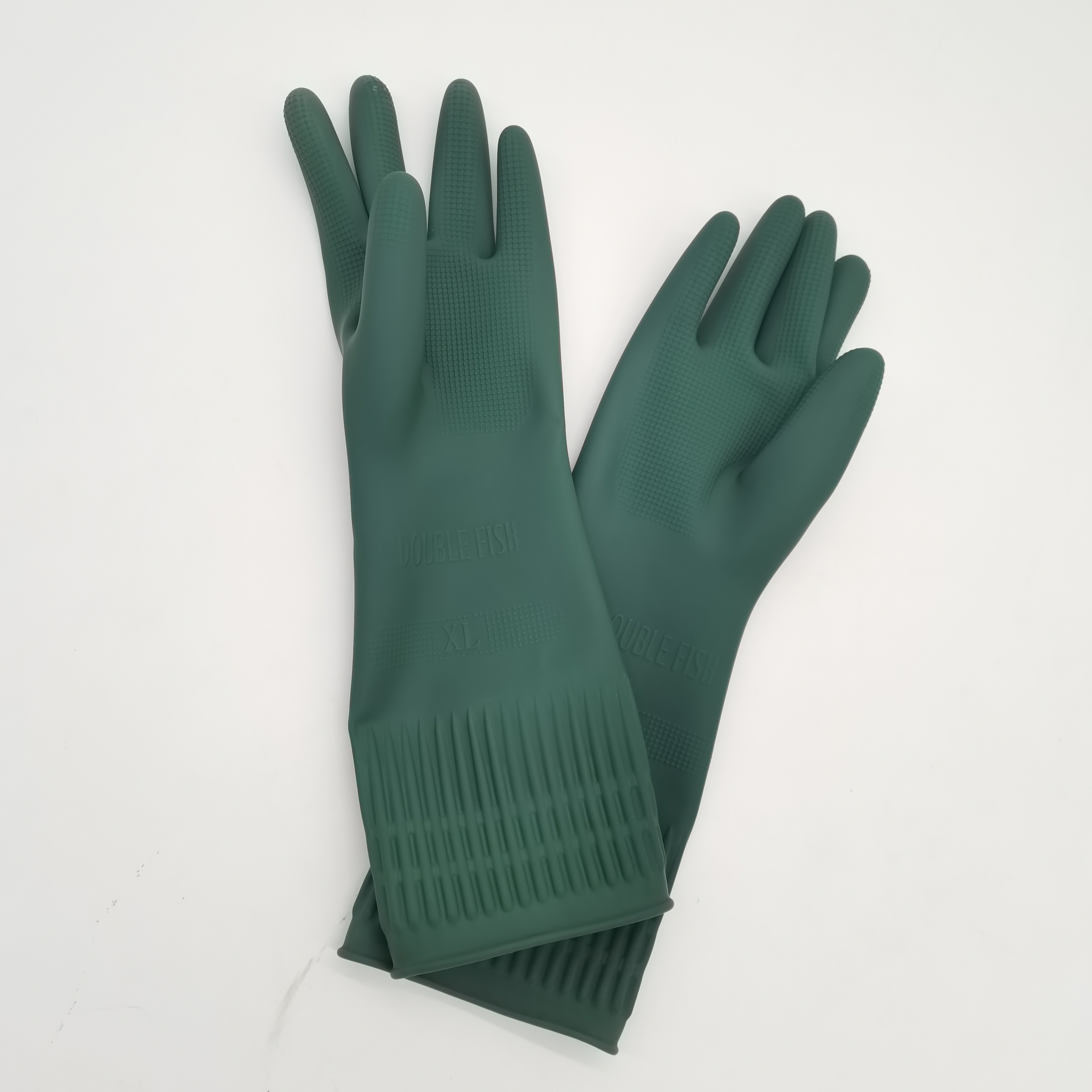 Xingli 38cm natural color top quality household latex gloves