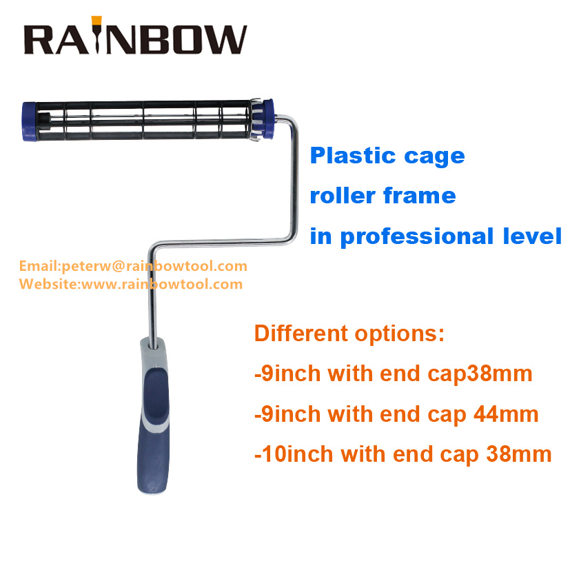 rainbow paint roller frame plastic cage professional level