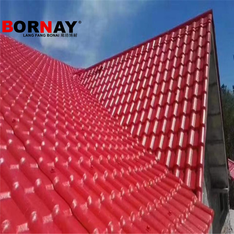 Langfang bonai High Quality New Design ASA PVC Anti Corrosive Roof Tilel