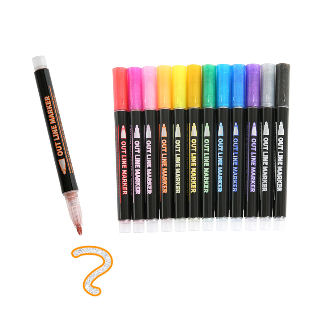Outline marker pen