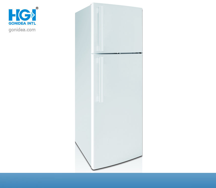 410L double door upper and lower refrigerated household refrigerator wholesale
