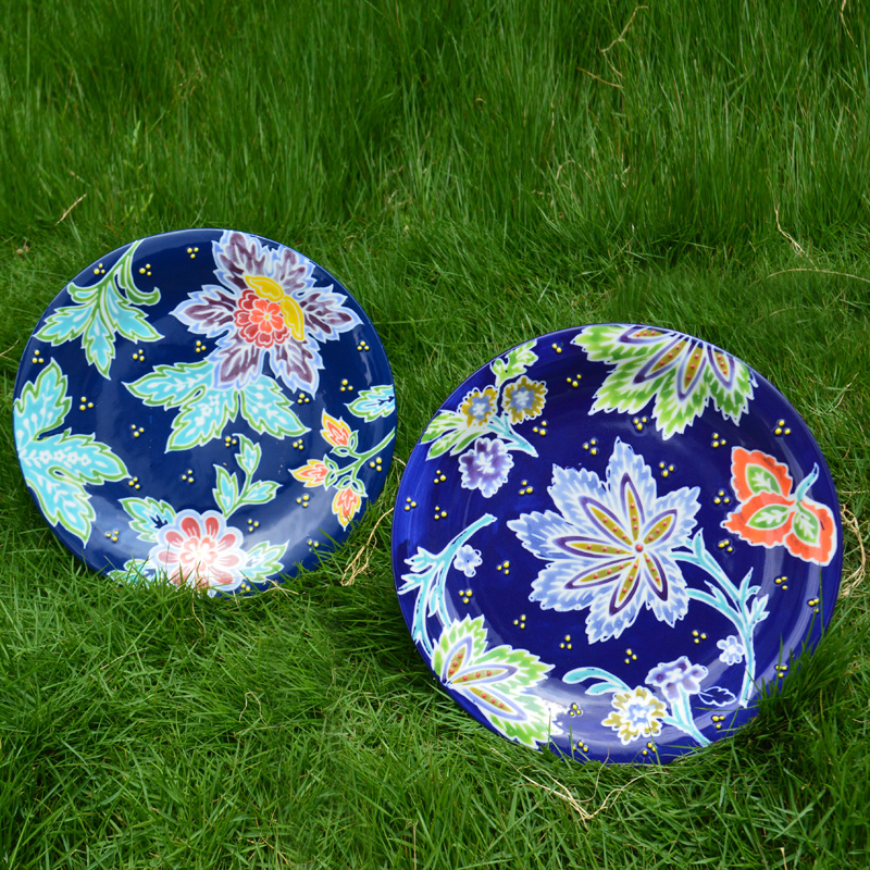 Japanese ceramic hand painted dinner set