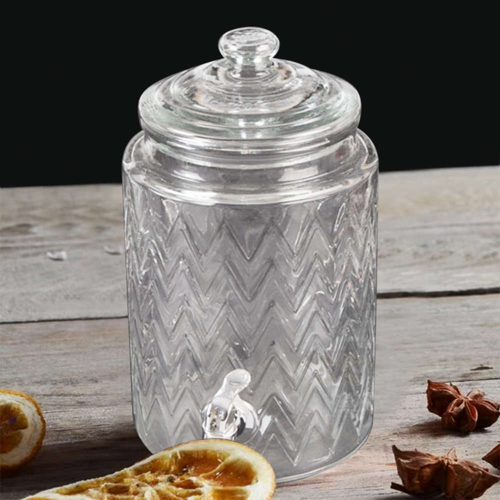 Glass Food Container，Borosilicale Food Storage Container With Airtight Bamboo Lid Clear Glass Jar