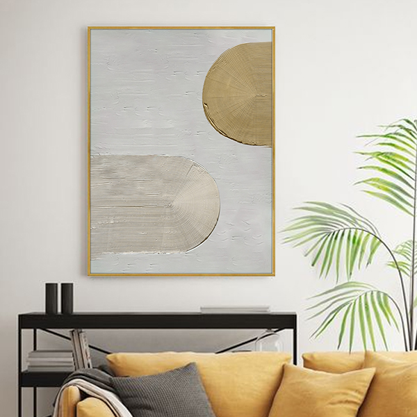Grain and pattern Abstract Framed Wall Art Painting great wall items for Home office restaurant