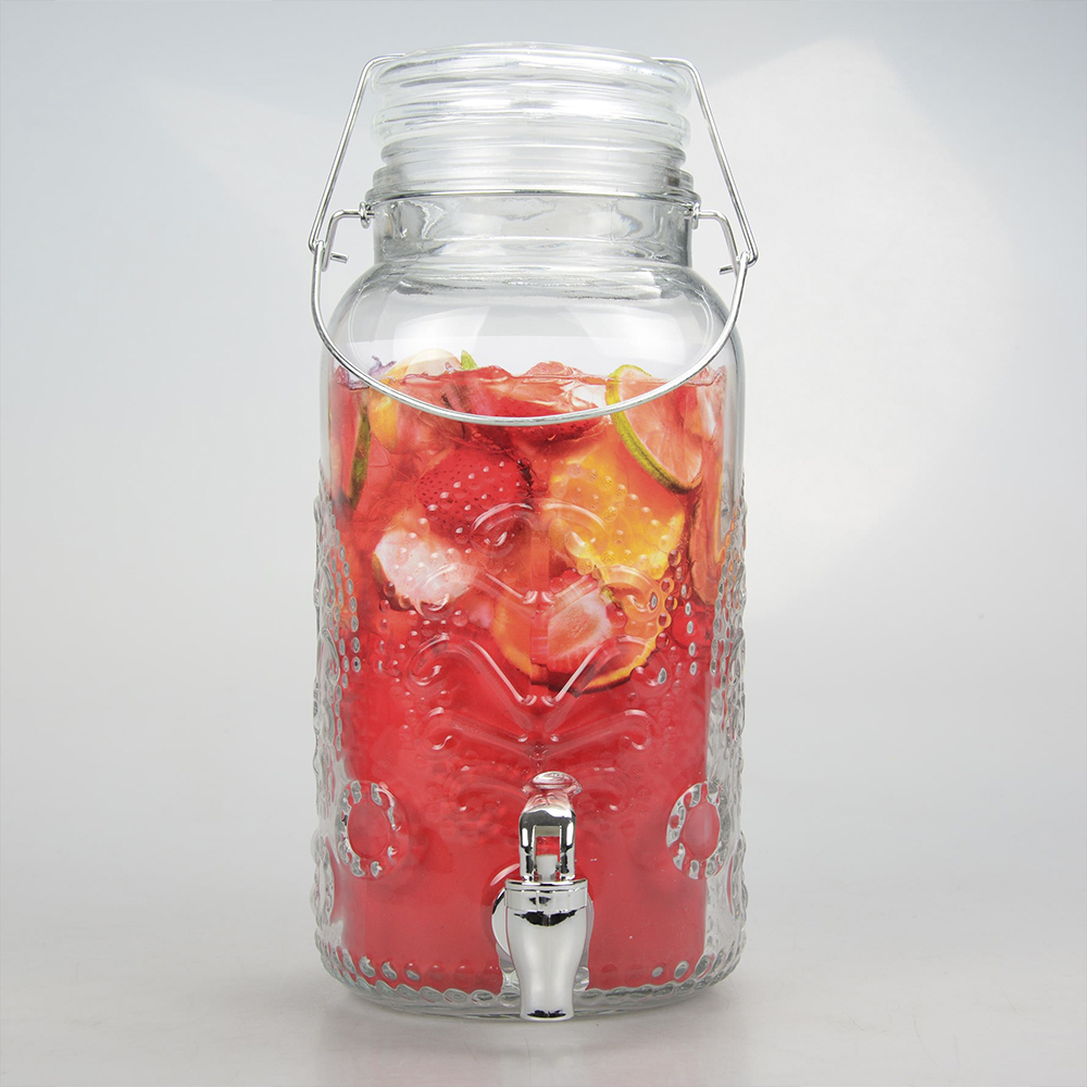 Glass Food Container，Borosilicale Food Storage Container With Airtight Bamboo Lid Clear Glass Jar