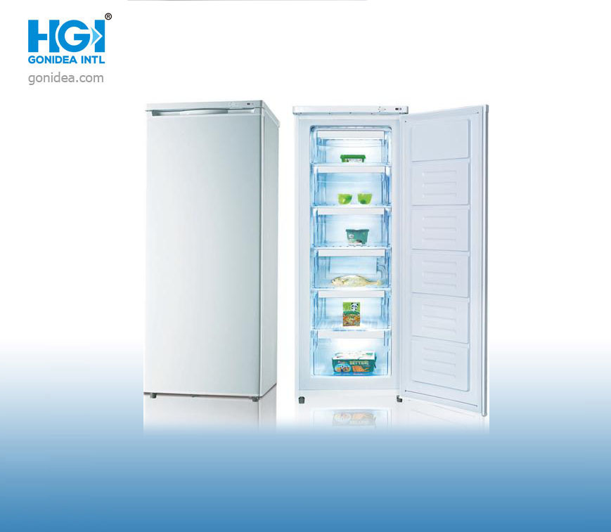 Upright Freezer Single Door Drawer Freezer Defrost Refrigerator