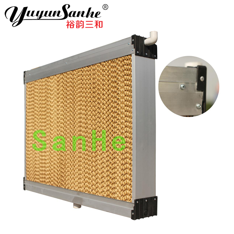 Yuyun Sanhe Evaporative Cooling Pad Cellulose Pad Honeycomb Pad for Poultry Farm Greenhouse Cooling