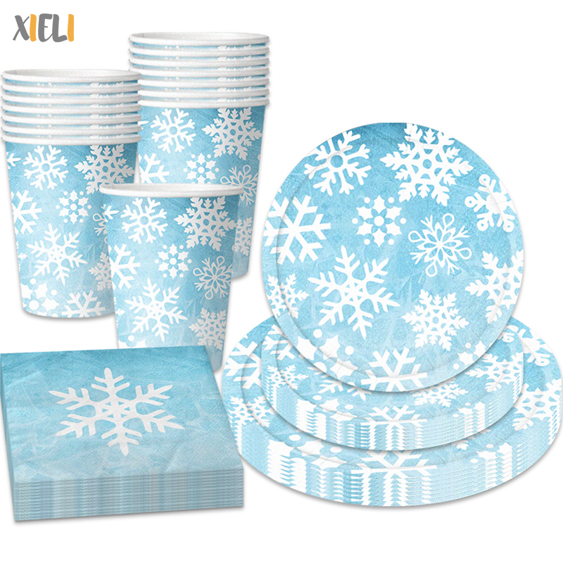 Merry Christmas Party Tableware Set