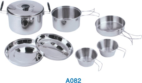 S/Steel Camping Set 7PCS