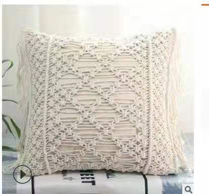 Macrame cushion