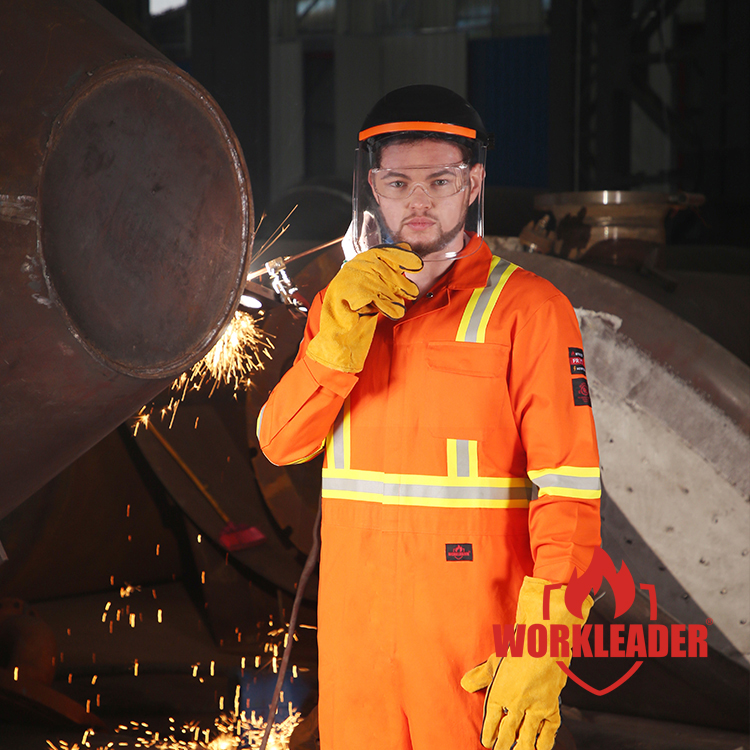 UL certified flame resistant coverall for oil field
