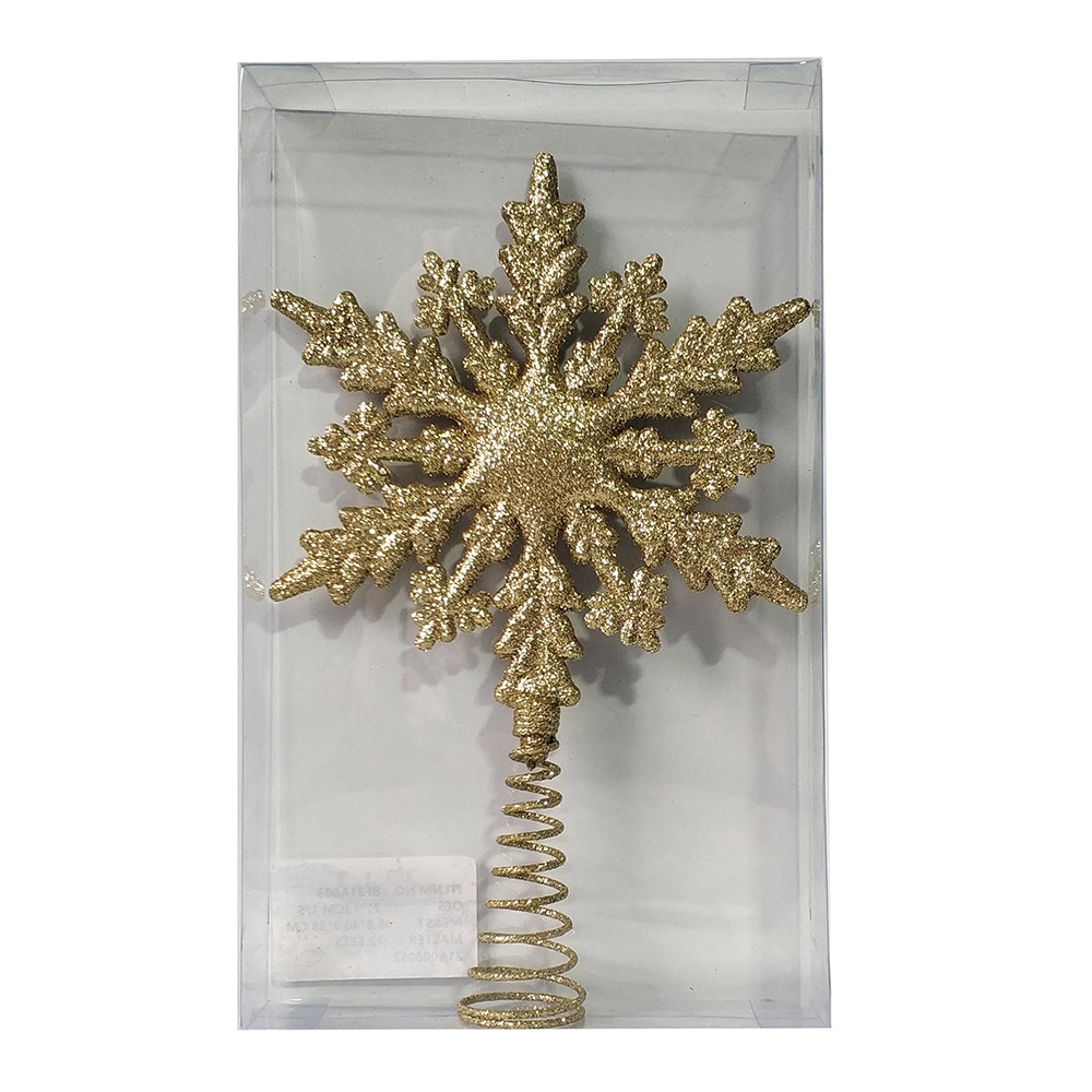 1PC Christmas Tree Ornaments 18-23CM Plastic Christmas Tree Top Star