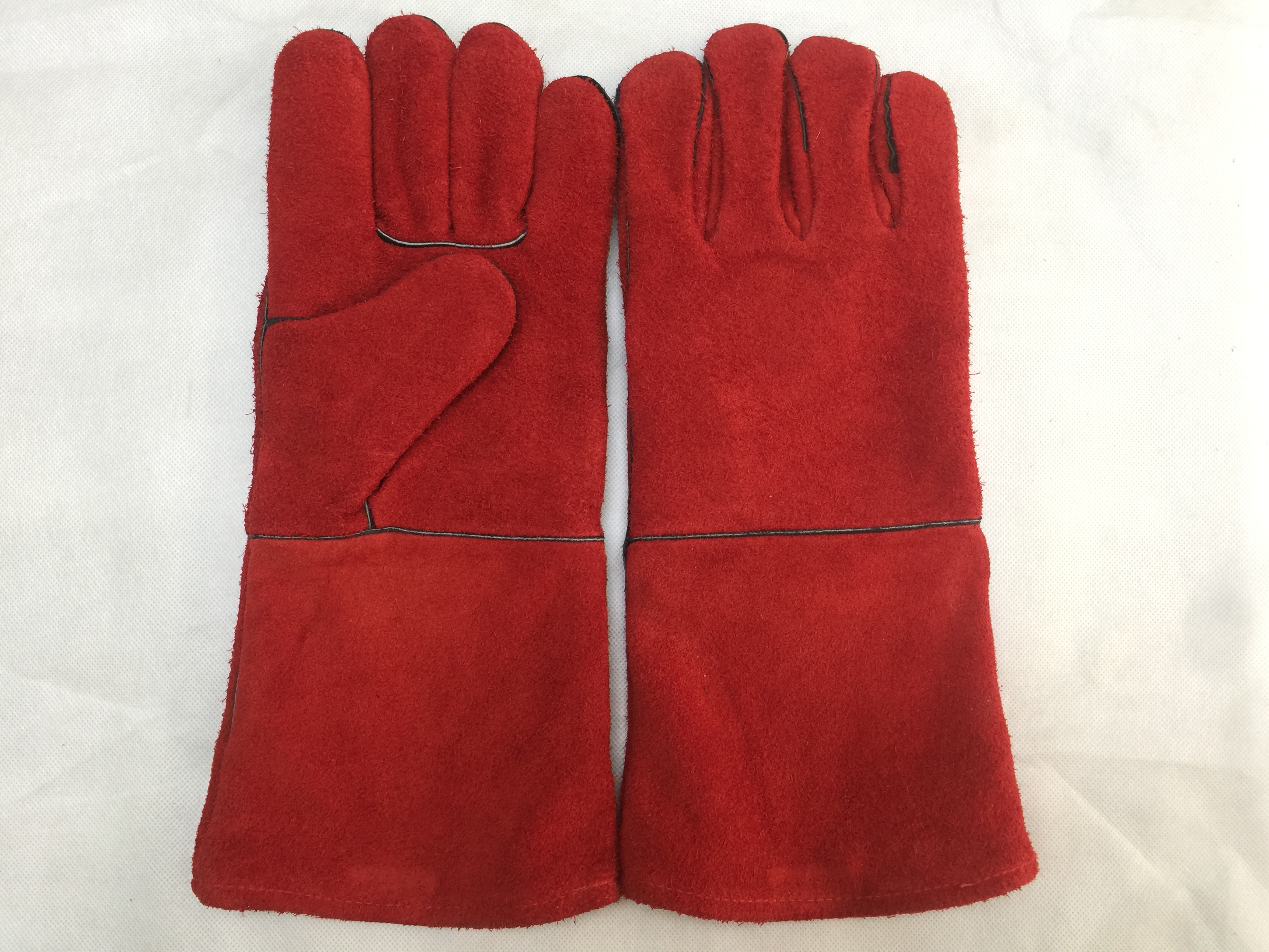 Hot sale standard cheap price cow leather gloves