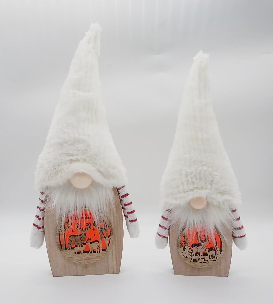 Mdf/Christmas Santa/Decoration/Gift/LED Light