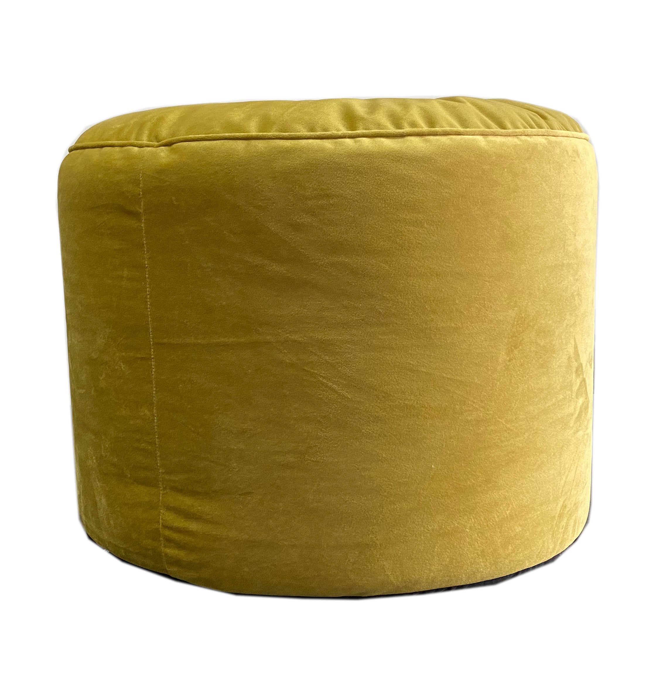 Polyester Velevt Pouffes With Polybeads