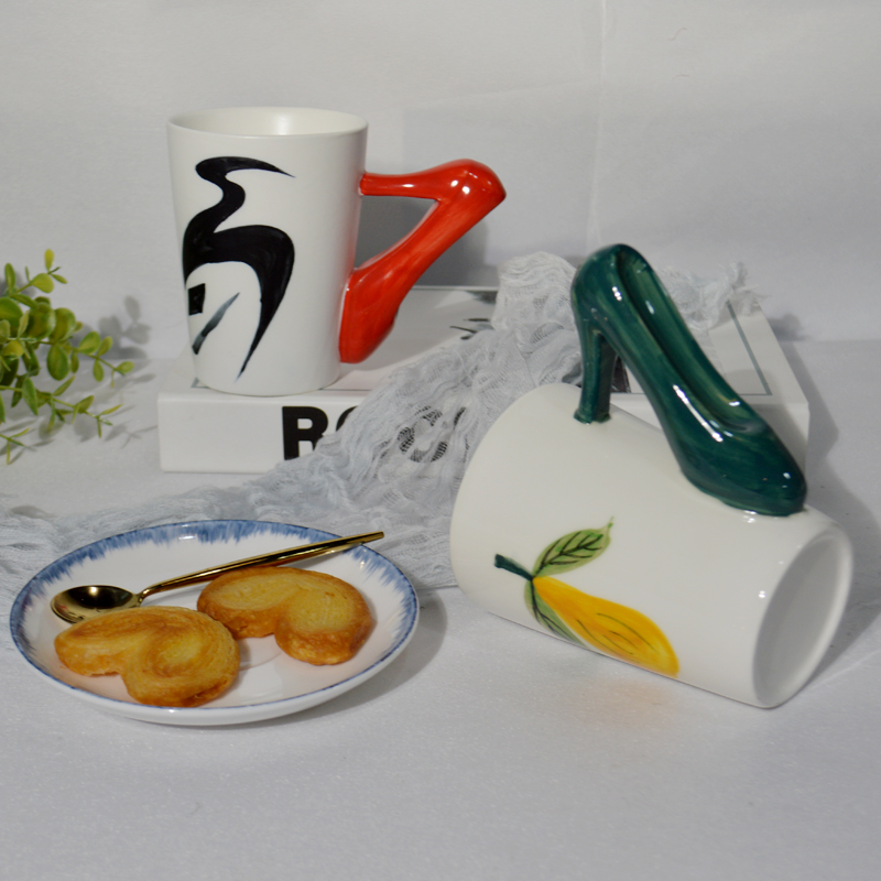 350ml stoneware hand painted mug,