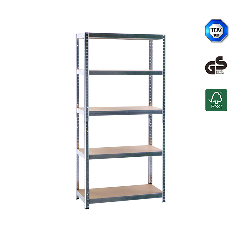 QT6128 5 tier galvanized storage shelving
