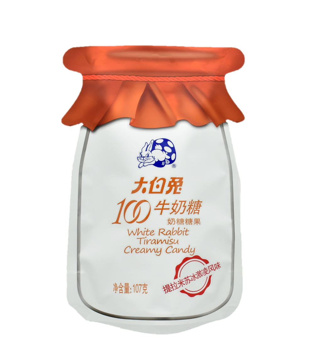 White Rabbit 100 Creamy Candy (Tiramisu Ice-cream Flavor)（107G）