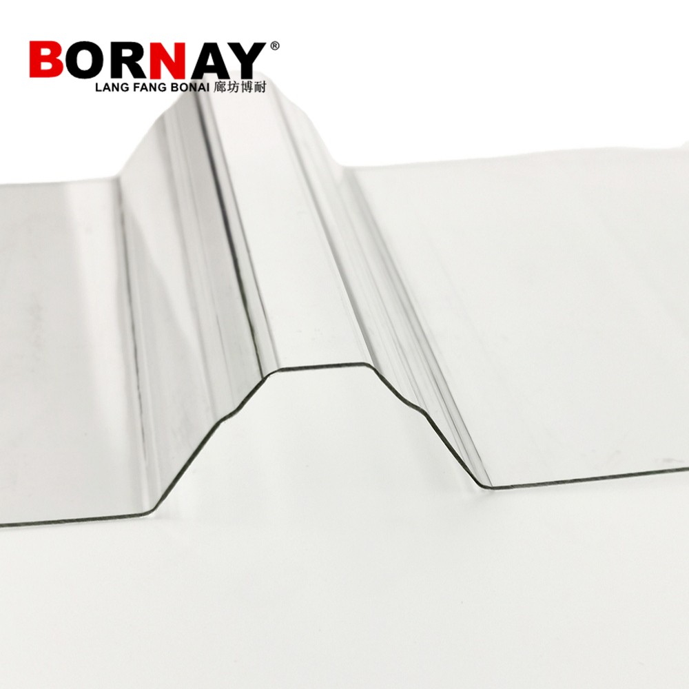 Langfang Bo nai polycarbonate wave board sunshine board PC corrugated board