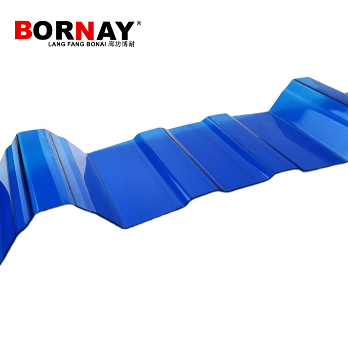 Langfang Bo nai polycarbonate wave board sunshine board PC corrugated board
