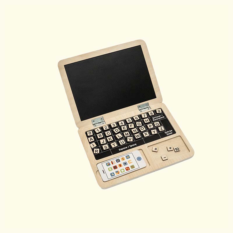 Digital Magnetic Computer Learning Toys Wooden Magnetic Jigsaw Puzzle Notebook Educational Toy